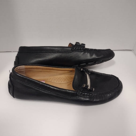 Ralph Lauren leather Driving Loafers black 6.5B - Picture 4 of 8